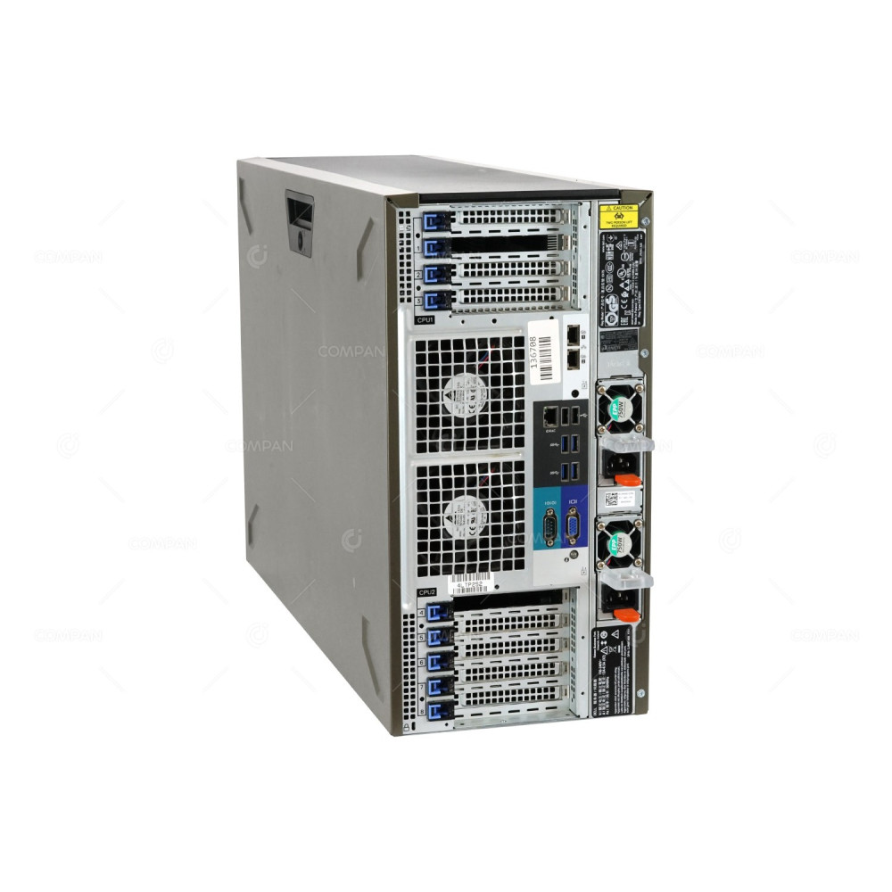 T640-16SFF DELL POWEREDGE T640 2X INTEL XEON GOLD 6134 @ 3.20GHZ RAM 128GB(8X 16GB  DDR4  8X 2666MHZ ) 8X 900GB(8X SAS )  -